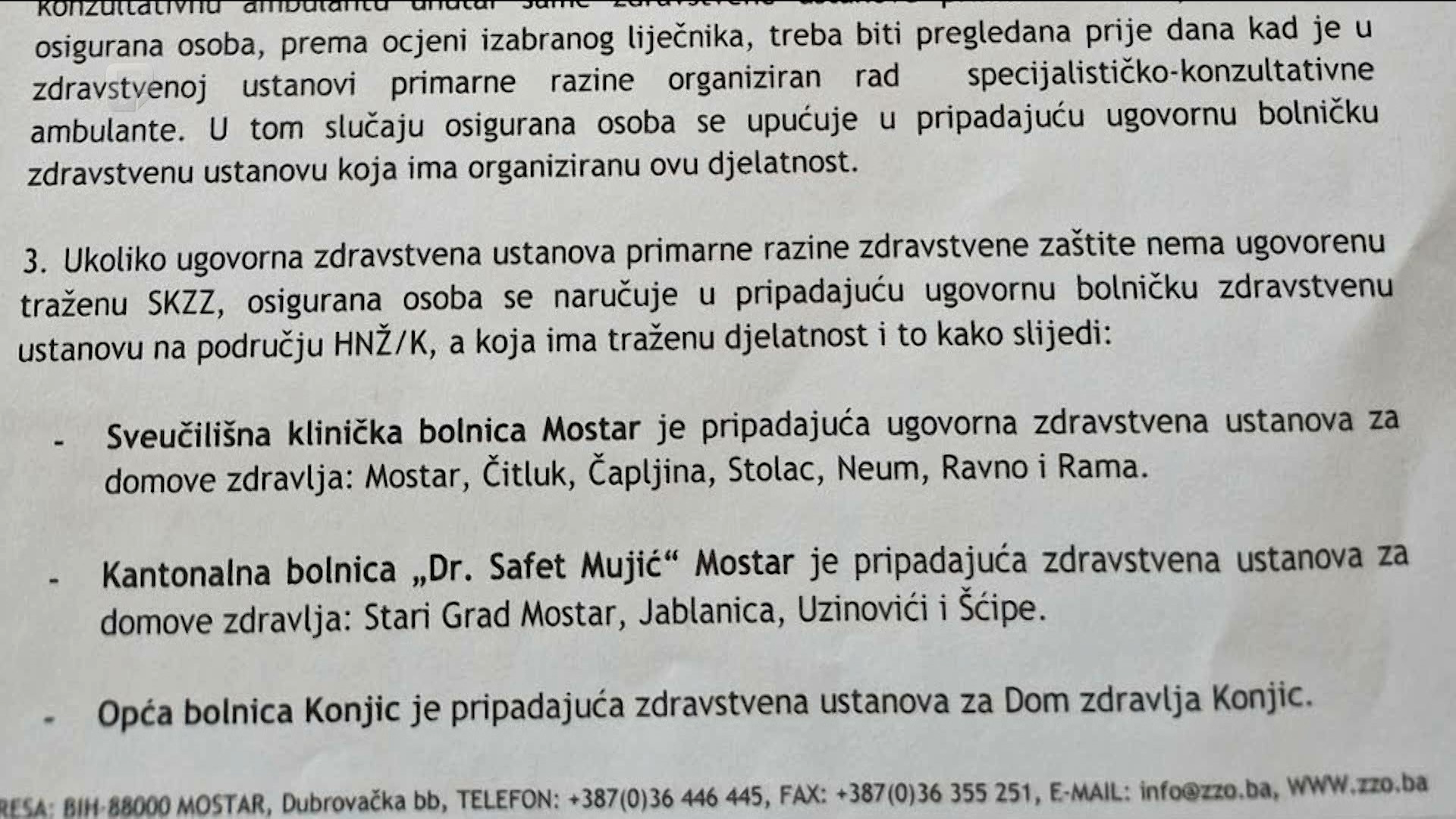 ZZO HNK-a pacijente pokušao podijeliti na nacionalnoj osnovi